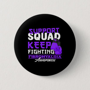 Bewustmakingssquad I Chronische Pijnrespons Fibrom Ronde Button 5,7 Cm