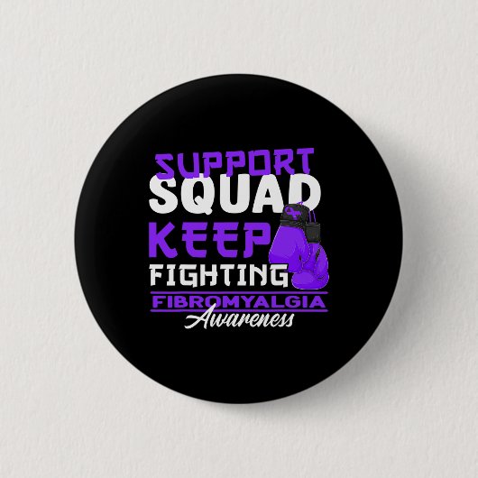 Bewustmakingssquad I Chronische Pijnrespons Fibrom Ronde Button 5,7 Cm (Voorkant)