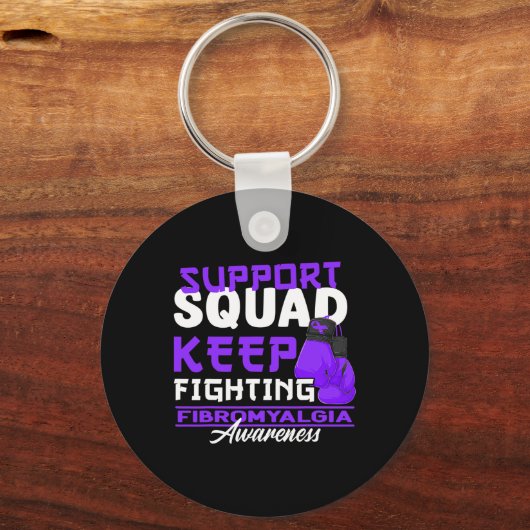 Bewustmakingssquad I Chronische Pijnrespons Fibrom Sleutelhanger (Voorkant)
