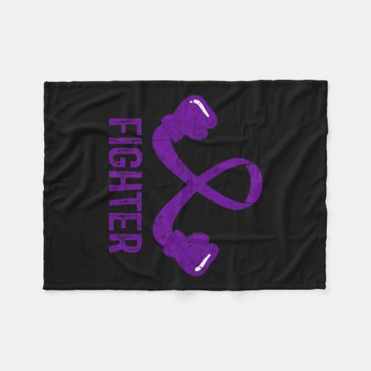 Bewustmakingsvechter Fleece Deken (Voorkant (Horizontaal))