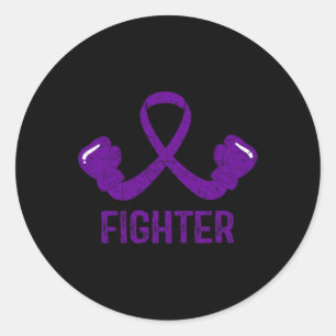 Bewustmakingsvechter Ronde Sticker