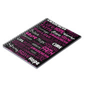 Bewustmakingswoorden...Borstkanker Notitieboek (Linkerzijde)