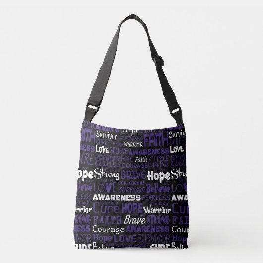 Bewustmakingswoorden...Crohn's Crossbody Tas (Voorkant)