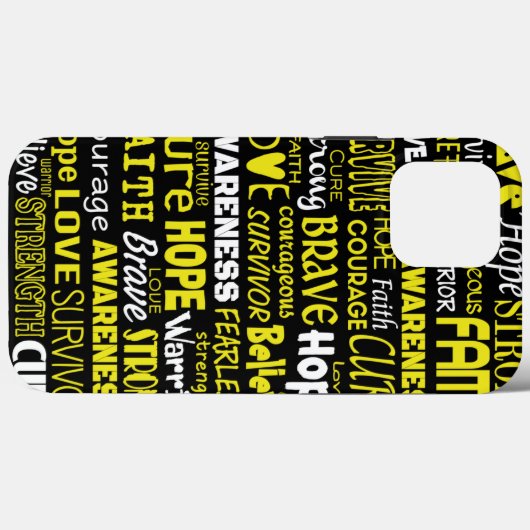 Bewustmakingswoorden ...Endometriose Case-Mate iPhone Case (Achterkant (horizontaal))