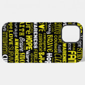 Bewustmakingswoorden ...Endometriose iPhone Hoesje (Achterkant horizontaal)