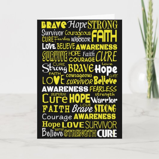 Bewustmakingswoorden ...Endometriose Kaart (Voorkant)