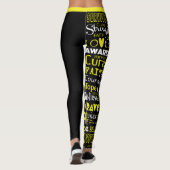 Bewustmakingswoorden ...Endometriose Leggings (Achterkant)