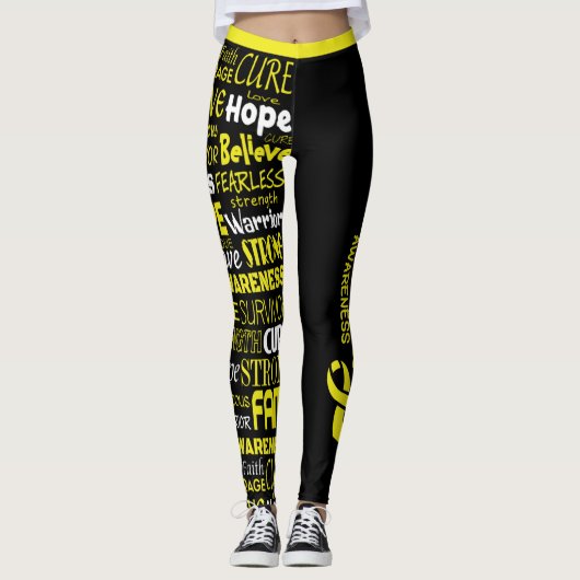 Bewustmakingswoorden ...Endometriose Leggings (Voorkant)