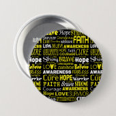 Bewustmakingswoorden ...Endometriose Ronde Button 7,6 Cm (Voorkant /achterkant)