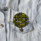 Bewustmakingswoorden ...Endometriose Ronde Button 7,6 Cm (In situ)
