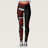 Bewustmakingswoorden...hersenschimmels Leggings (Voorkant)
