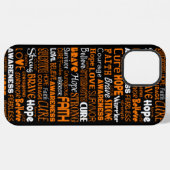 Bewustmakingswoorden...RSD/CRPS iPhone Hoesje (Achterkant horizontaal)