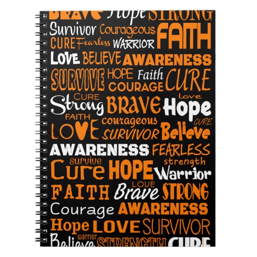 Bewustmakingswoorden...RSD/CRPS Notitieboek (Voorkant)