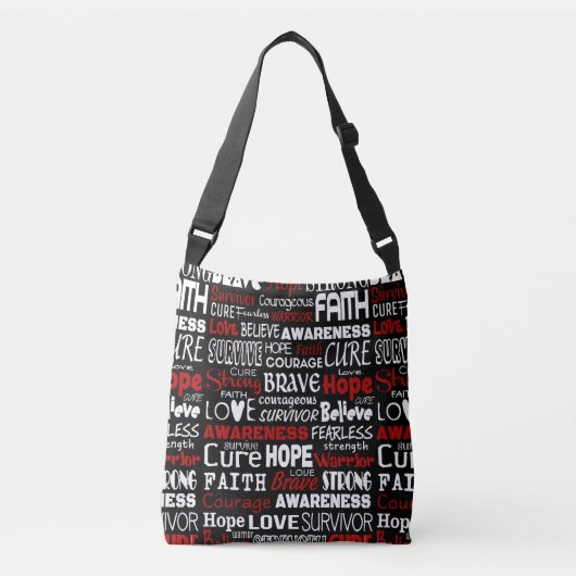 Bewustmakingswoorden... Tarlov Cyst Crossbody Tas (Voorkant)
