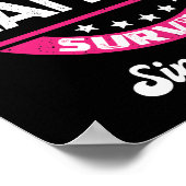 Bewustmakingsziekte Borstkanker Overleving sinds 8 Poster (Hoek)