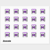 Bewustmakingsziekte Butterfly Alzheimer Ronde Sticker (Vel)