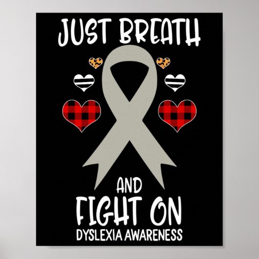 Bewustwording Adem gewoon en vecht door Poster (Voorkant)