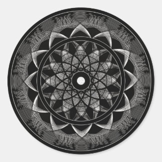 Bewustwording - Geometry Mandala Ronde Sticker