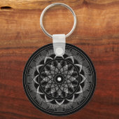 Bewustwording - Geometry Mandala Sleutelhanger (Voorkant)