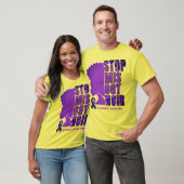 Bewustwording huiselijk geweld STOP MISOGYNOIR T-shirt (Unisex)