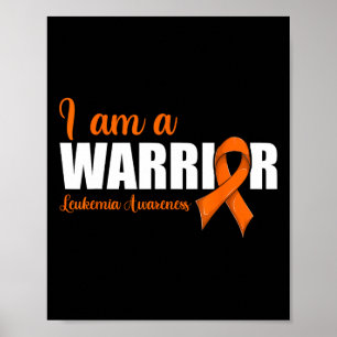 Bewustwording over bloedkanker en leukemie poster