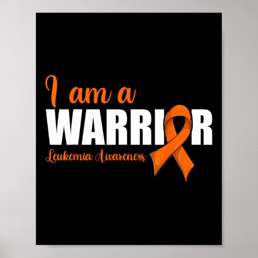 Bewustwording over bloedkanker en leukemie poster (Voorkant)