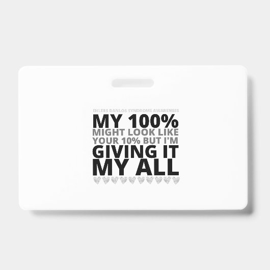 BEWUSTWORDING OVER EDS BADGE (Voorzijde)