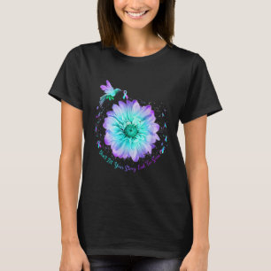 Bewustwording over zelfmoordpreventie bij zonneblo t-shirt