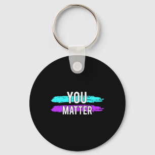 Bewustwording Probleem Design Gift voor Mentale Ge Sleutelhanger