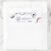 Bewustwording Rechthoekige Sticker (Tas)