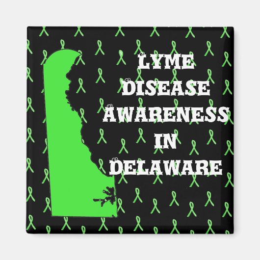 Bewustwording rond de ziekte van Lyme in Delaware Magneet (Voorkant)