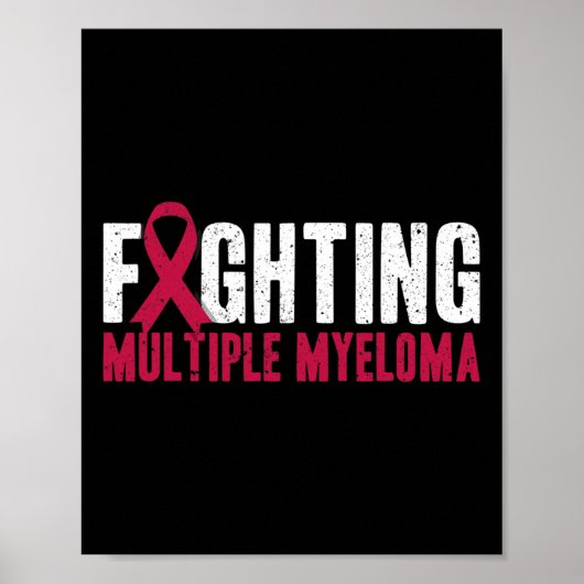 Bewustwording Tegen Multiple Myeloma Steun Poster (Voorkant)