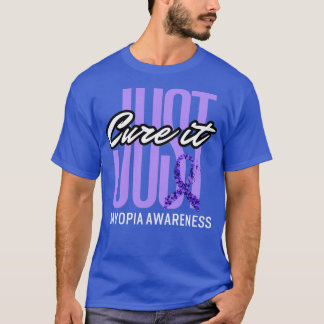 Bewustwording van myopie t-shirt