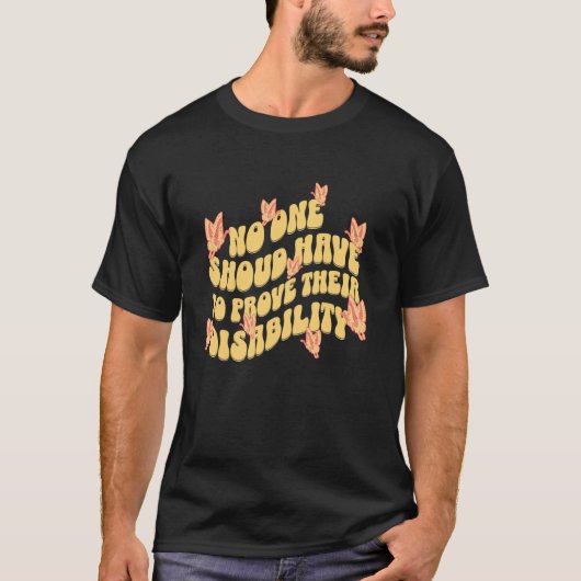 Bewustwording van onzichtbare beperkingen t-shirt (Voorkant)