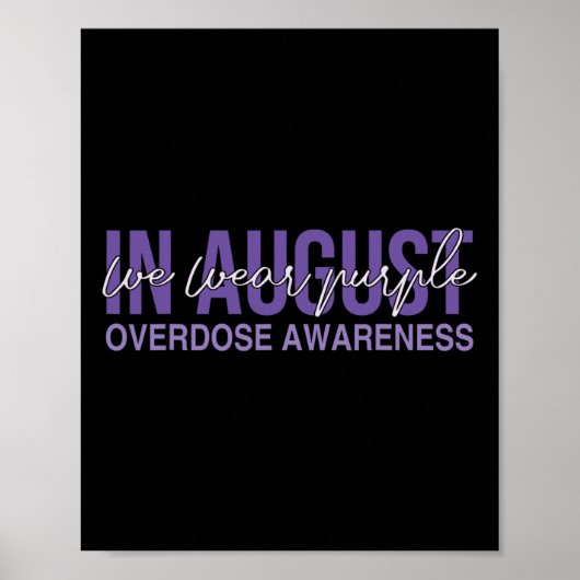 Bewustwording van overdosering Genoeg einde van ov Poster (Voorkant)