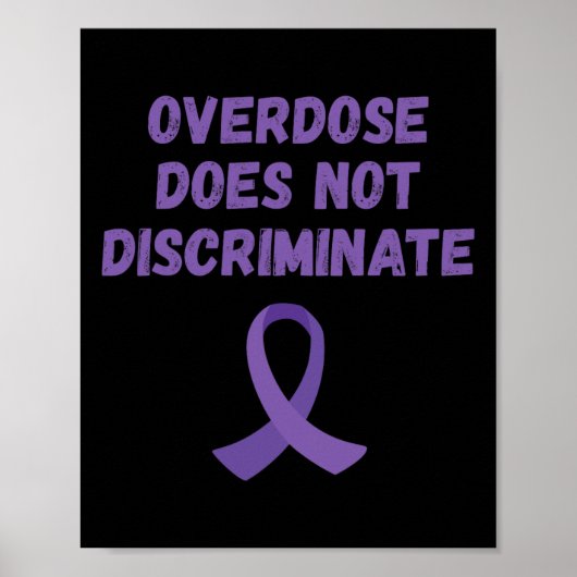 Bewustwording van overdosering maakt geen ondersch poster (Voorkant)