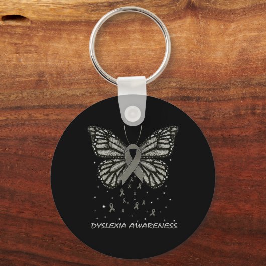 Bewustwording vlinder sleutelhanger (Voorkant)