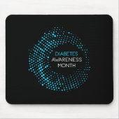 Bewustwordingsmaand voor T1- en T2-diabetes Muismat (Voorkant)