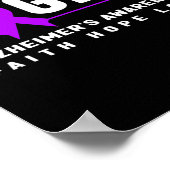 Bewustzijn - Alzheimer Fight Heimer’s Awareness Poster (Hoek)