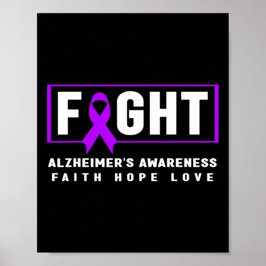 Bewustzijn - Alzheimer Fight Heimer’s Awareness Poster (Voorkant)