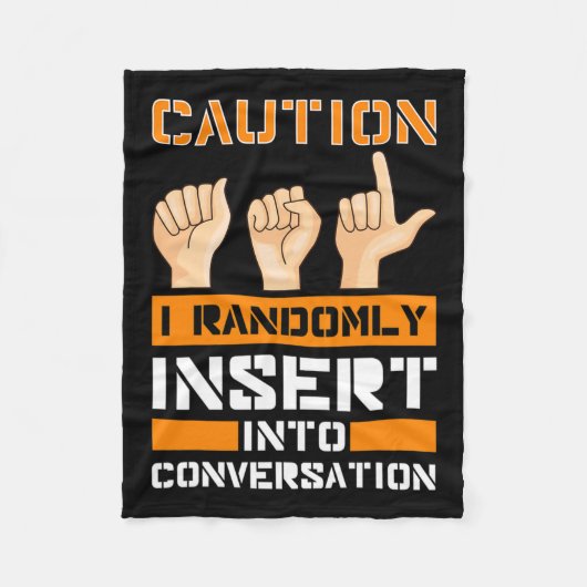 Bewustzijn Amerikaanse gebarentaal gehoorverlies A Fleece Deken (Voorkant)