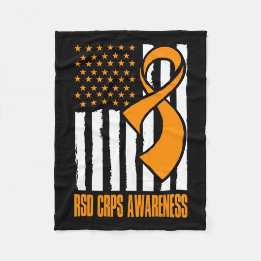 Bewustzijn Amerikaanse vlag Corps Fleece Deken (Voorkant)