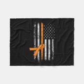 Bewustzijn Amerikaanse vlag Fleece Deken (Voorkant (Horizontaal))