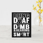 Bewustzijn ASL Gebarentaal Amerikaanse Gebarentaal Kaart (Gele Bloem)