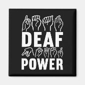 Bewustzijn ASL Gebarentaal Amerikaanse Gebarentaal Magneet (Voorkant)