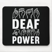 Bewustzijn ASL Gebarentaal Amerikaanse Gebarentaal Muismat (Voorkant)