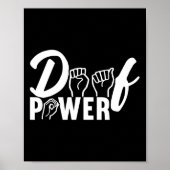 Bewustzijn Asl Gebarentaal Amerikaanse Gebarentaal Poster (Voorkant)