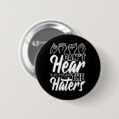 Bewustzijn ASL Gebarentaal Amerikaanse Gebarentaal Ronde Button 5,7 Cm (Voorkant /achterkant)