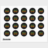 Bewustzijn ASL Gebarentaal Amerikaanse Gebarentaal Ronde Sticker (Vel)