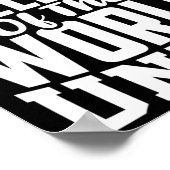 Bewustzijn Bad Spellers van de Wereld Untie Dyslex Poster (Hoek)